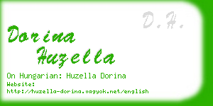 dorina huzella business card